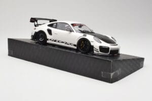 Porsche 911 991.2 GT3 RS Manthey Racing Alb Minichamps 1:18 MR-911-GT3RS-1801 Metal - imaginea 4 din 6