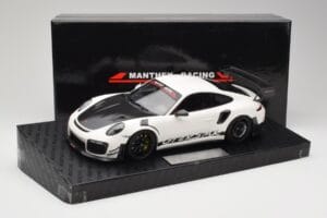 Porsche 911 991.2 GT3 RS Manthey Racing Alb Minichamps 1:18 MR-911-GT3RS-1801 Metal - imaginea 6 din 6