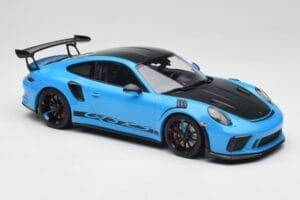 Porsche 911 991.2 GT3 RS Miami Albastru Weissach Package & Roți Magneziu Negre Minichamps 1:18 153068231 Metal - imaginea 4 din 6