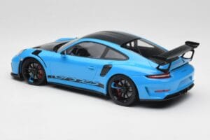 Porsche 911 991.2 GT3 RS Miami Albastru Weissach Package & Roți Magneziu Negre Minichamps 1:18 153068231 Metal - imaginea 5 din 6