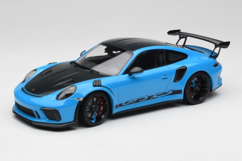 Porsche 911 991.2 GT3 RS Miami Albastru Weissach Package & Roți Magneziu Negre Minichamps 1:18 153068231 Metal