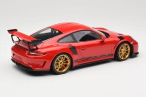 Porsche 911 991.2 GT3 RS Roșu cu Jante Aurii Minichamps 1:18 155068220 Metal - imaginea 2 din 6