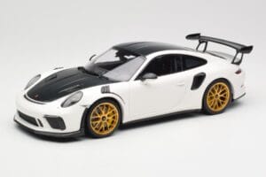 Porsche 911 991.2 GT3 RS Weissach Package Alb Jante Magneziu Aurii Minichamps 1:18 153068238 Metal