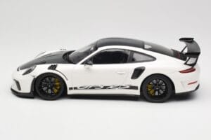 Porsche 911 991.2 GT3 RS Weissach Package Alb Wording Jante Magneziu Negre Minichamps 1:18 153068225 Metal - imaginea 3 din 6