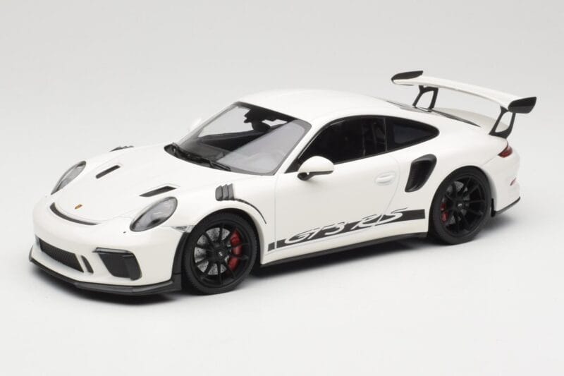Porsche 911 991.2 GT3 RS Alb cu Jante Negre Minichamps 1:18 155068224 Metal