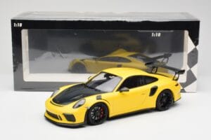 Porsche 911 991.2 GT3 RS Galben cu Jante Negre Minichamps 1:18 155068231 Metal - imaginea 6 din 6