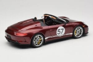 Porsche 911 991.2 Speedster Heritage Edition Cherry Metallic GT Spirit 1:18 GT929 Rășină - imaginea 2 din 6