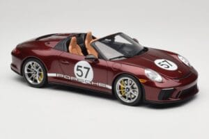 Porsche 911 991.2 Speedster Heritage Edition Cherry Metallic GT Spirit 1:18 GT929 Rășină - imaginea 4 din 6