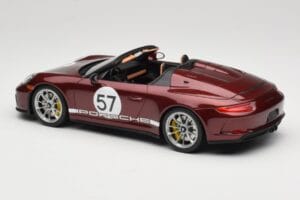 Porsche 911 991.2 Speedster Heritage Edition Cherry Metallic GT Spirit 1:18 GT929 Rășină - imaginea 5 din 6
