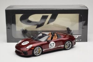 Porsche 911 991.2 Speedster Heritage Edition Cherry Metallic GT Spirit 1:18 GT929 Rășină - imaginea 6 din 6