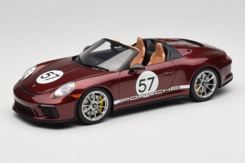 Porsche 911 991.2 Speedster Heritage Edition Cherry Metallic GT Spirit 1:18 GT929 Rășină