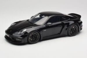 Porsche 911 992 Brabus 900 Rocket-R Obsidian Black GT Spirit 1:18 GT502 Rășină