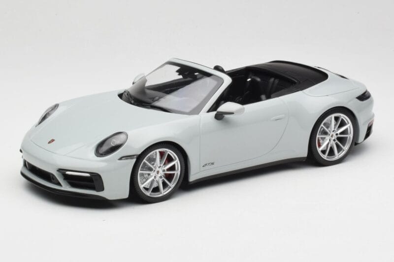 Porsche 911 992 Carrera 4 GTS Cabriolet Gri Minichamps 1:18 155063034 Metal