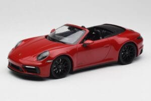 Porsche 911 992 Carrera 4 GTS Cabriolet Roșu Minichamps 1:18 155063032 Metal
