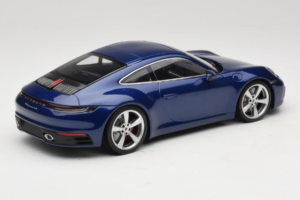 Porsche 911 992 Carrera 4S Blue Metallic Minichamps 1:18 153067327 Metal - imaginea 2 din 6