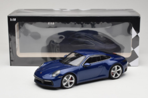 Porsche 911 992 Carrera 4S Blue Metallic Minichamps 1:18 153067327 Metal - imaginea 6 din 6