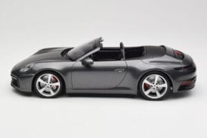 Porsche 911 992 Carrera 4S Cabriolet Agate Grey Metallic Minichamps 1:18 155067336 Metal - imaginea 3 din 6