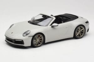 Porsche 911 992 Carrera 4S Cabriolet Gri Minichamps 1:18 155067335 Metal