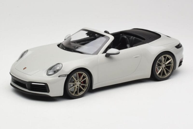 Porsche 911 992 Carrera 4S Cabriolet Gri Minichamps 1:18 155067335 Metal