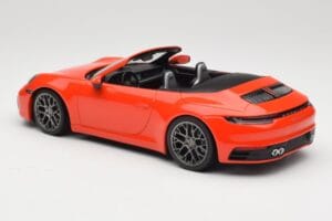 Porsche 911 992 Carrera 4S Cabriolet Portocaliu Minichamps 1:18 155067334 Metal - imaginea 5 din 6