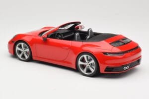 Porsche 911 992 Carrera 4S Cabriolet Roșu Minichamps 1:18 155067331 Metal - imaginea 5 din 6