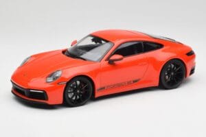 Porsche 911 992 Carrera 4S Lava Portocaliu Minichamps 1:18 155067327 Metal