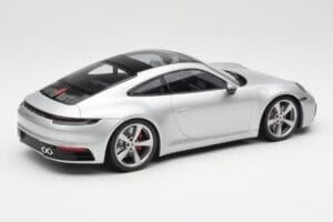 Porsche 911 992 Carrera 4S Argintiu Minichamps 1:18 155067322 Metal - imaginea 2 din 6