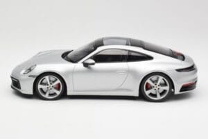 Porsche 911 992 Carrera 4S Argintiu Minichamps 1:18 155067322 Metal - imaginea 3 din 6
