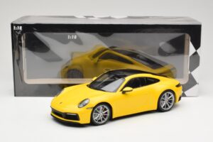 Porsche 911 992 Carrera 4S Galben Minichamps 1:18 155067320 Metal - imaginea 6 din 6