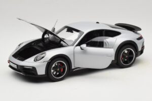 Porsche 911 992 Dakar Ice Grey Metallic Norev 1:18 187242 Metal - imaginea 2 din 8
