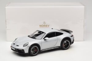 Porsche 911 992 Dakar Ice Grey Metallic Norev 1:18 187242 Metal - imaginea 8 din 8