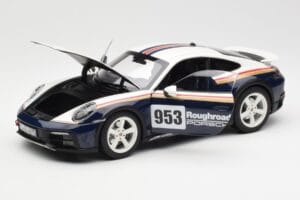 Porsche 911 992 Dakar Rough Roads Norev 1:18 187240 Metal - imaginea 2 din 9