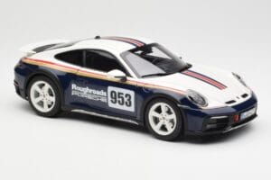 Porsche 911 992 Dakar Rough Roads Norev 1:18 187240 Metal - imaginea 7 din 9