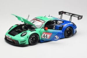 Porsche 911 992 GT3 R Falken #44 D. Eriksson / T. Heinemann 24 Hours of Nurburgring 2023 Minichamps 1:18 113236344 Metal - imaginea 2 din 8