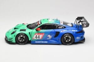 Porsche 911 992 GT3 R Falken #44 D. Eriksson / T. Heinemann 24 Hours of Nurburgring 2023 Minichamps 1:18 113236344 Metal - imaginea 4 din 8