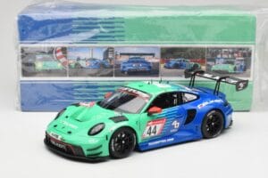 Porsche 911 992 GT3 R Falken #44 D. Eriksson / T. Heinemann 24 Hours of Nurburgring 2023 Minichamps 1:18 113236344 Metal - imaginea 8 din 8