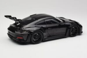 Porsche 911 992 GT3 RS Negru & Jante Negre Concept Minichamps 1:18 911992003 Metal - imaginea 3 din 8