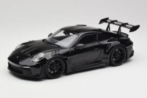 Porsche 911 992 GT3 RS Negru & Jante Negre Concept Minichamps 1:18 911992003 Metal