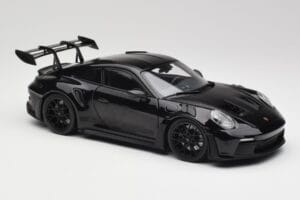 Porsche 911 992 GT3 RS Negru & Jante Negre Concept Minichamps 1:18 911992003 Metal - imaginea 6 din 8
