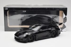 Porsche 911 992 GT3 RS Negru & Jante Negre Concept Minichamps 1:18 911992003 Metal - imaginea 8 din 8