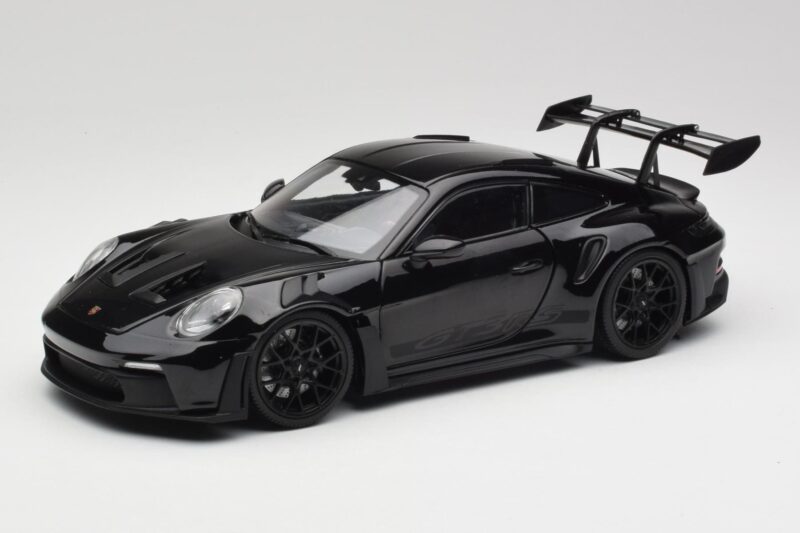 Porsche 911 992 GT3 RS Negru & Jante Negre Concept Minichamps 1:18 911992003 Metal