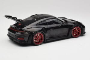 Porsche 911 992 GT3 RS Negru & Roți Roșii & Decor Negru Minichamps 1:18 153062240 Metal - imaginea 2 din 6
