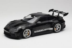 Porsche 911 992 GT3 RS Negru Cu Jante Argintii Minichamps 1:18 155062231 Metal