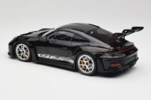 Porsche 911 992 GT3 RS Negru Cu Jante Argintii Minichamps 1:18 155062231 Metal - imaginea 5 din 6