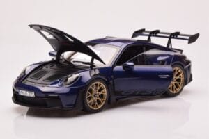 Porsche 911 992 GT3 RS Gentian Albastru Metalic Norev 1:18 187363 Metal - imaginea 2 din 8