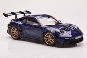 Porsche 911 992 GT3 RS Gentian Albastru Metalic Norev 1:18 187363 Metal - imaginea 6 din 8