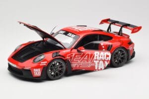 Porsche 911 992 GT3 RS Getspeed Race Taxi Guards Red Minichamps 1:18 110062040 Metal - imaginea 2 din 8