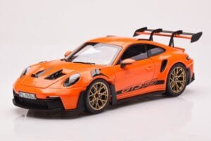 Porsche 911 992 GT3 RS Gulf Portocaliu Norev 1:18 187360 Metal