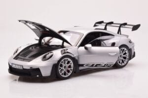 Porsche 911 992 GT3 RS Ice Gri Norev 1:18 187359 Metal - imaginea 2 din 8