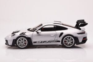 Porsche 911 992 GT3 RS Ice Gri Norev 1:18 187359 Metal - imaginea 4 din 8